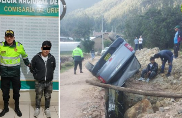 CONDUCTOR BORRACHO OCASIONA ACCIDENTE DE TRÁNSITO EN QUISPIMARCA - URIPA